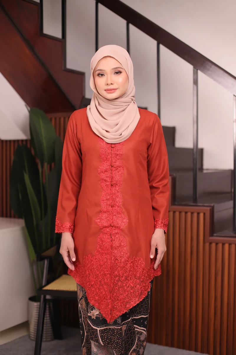 (TOP ONLY) DELARA BURNT ORANGE