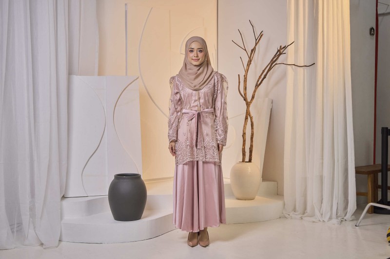 (TOP ONLY) KARISMA OUTERWEAR DUSTY PINK